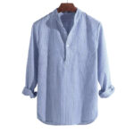 Male Cotton Long Sleeve  Shirts