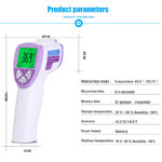 Digital LCD Portable Forehead Thermometer