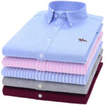 Mens Long Sleeve Cotton Casual Shirts