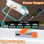 Rechargeable Solar Street Lamp Outdoor LED Flood Light – Waterproof Solar Emergency Camping Light