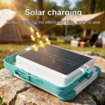 Rechargeable Solar Street Lamp Outdoor LED Flood Light – Waterproof Solar Emergency Camping Light